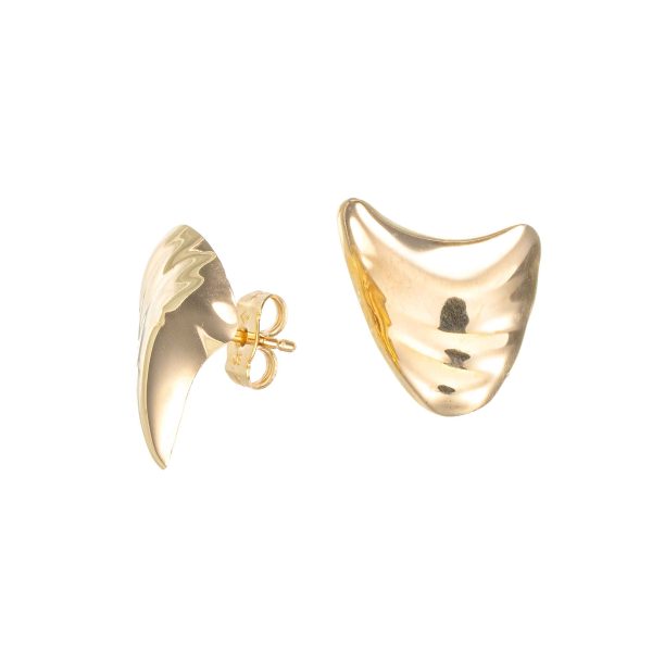 Øredobber, gult gull