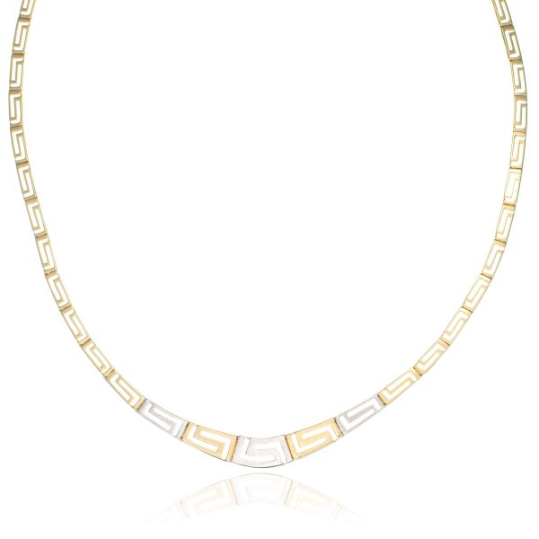 Meander halskjede, gull