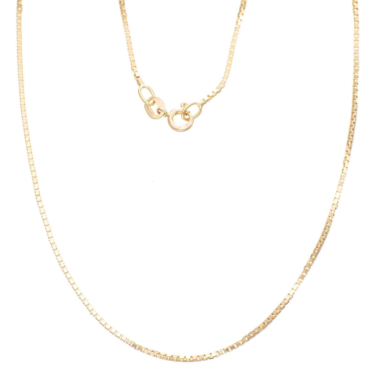 Venezia halskjede 36,5 x 0,11 cm, gult gull
