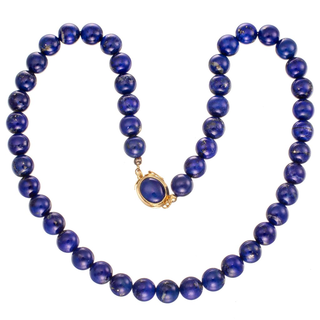Lapis collier, gult gull