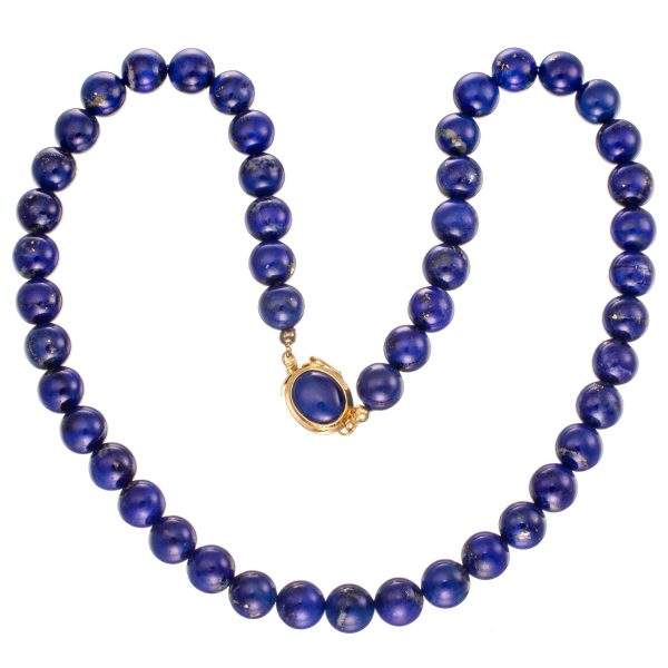 Lapis collier, gult gull