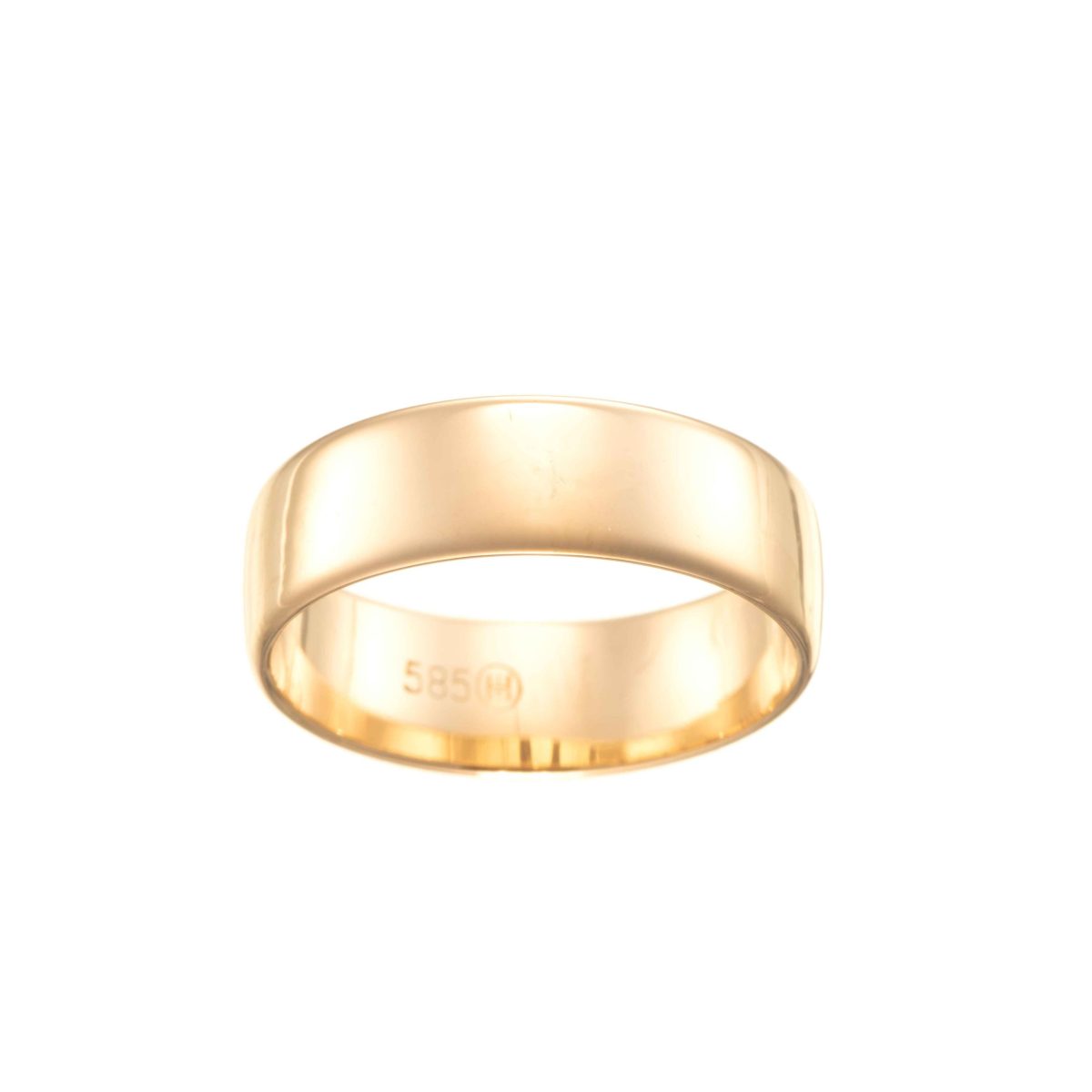 Giftering 6,10 mm, gult gull