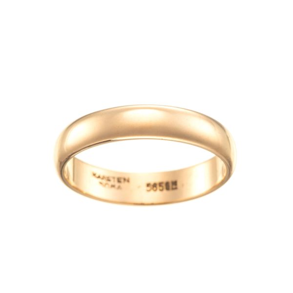 Giftering 4,23 mm, gult gull