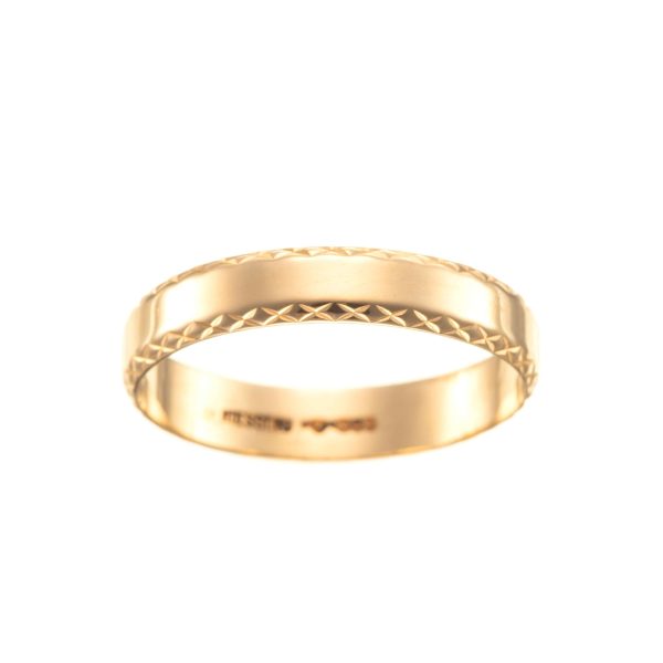 Giftering 4,80 mm, gult gull