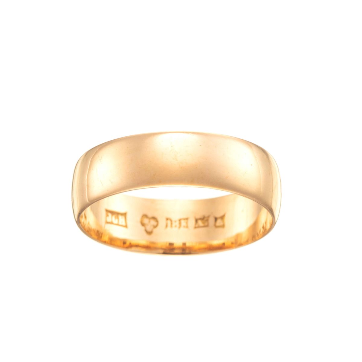 Giftering 6,20 mm, gult gull