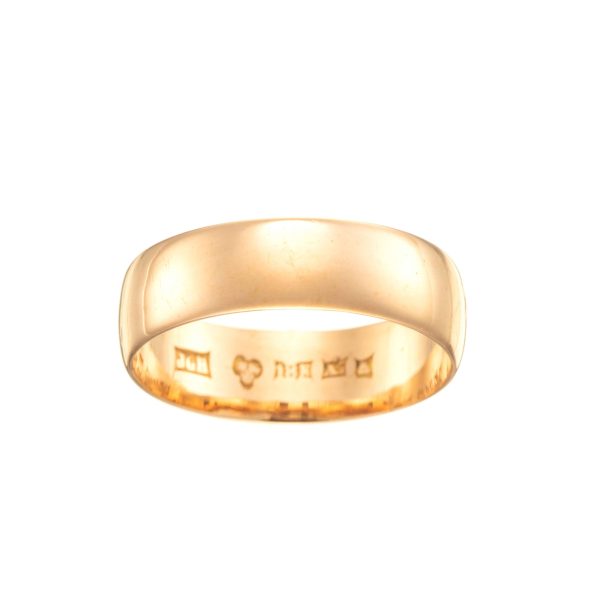 Giftering 6,20 mm, gult gull
