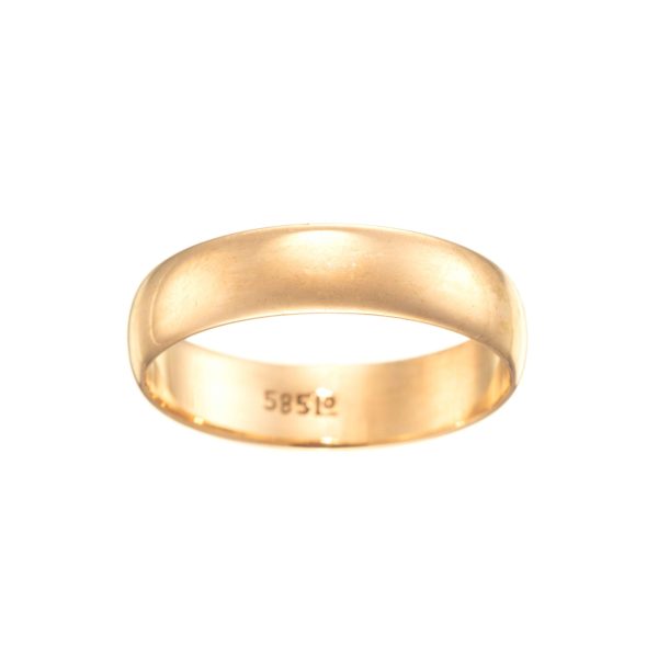 Giftering 5,55 mm, gult gull