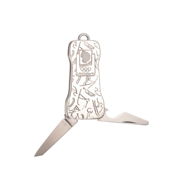 Lillehammer '94 lommekniv, sølv