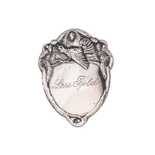 Tiur frakkeskjold, sølv