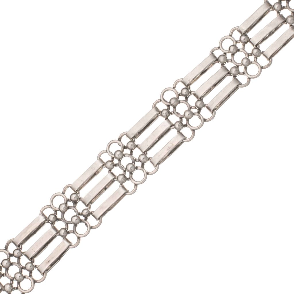 Armbånd 19 x 1,6 cm, sølv
