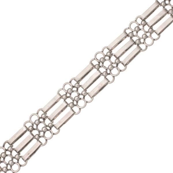 Armbånd 19 x 1,6 cm, sølv