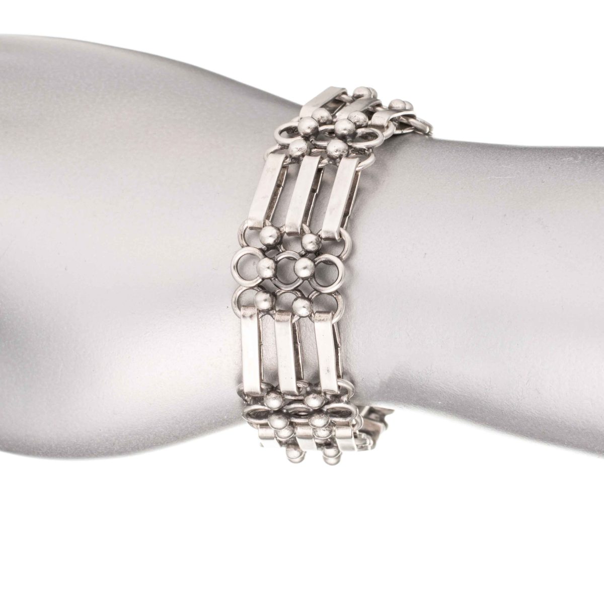 Armbånd 19 x 1,6 cm, sølv - Bilde 2