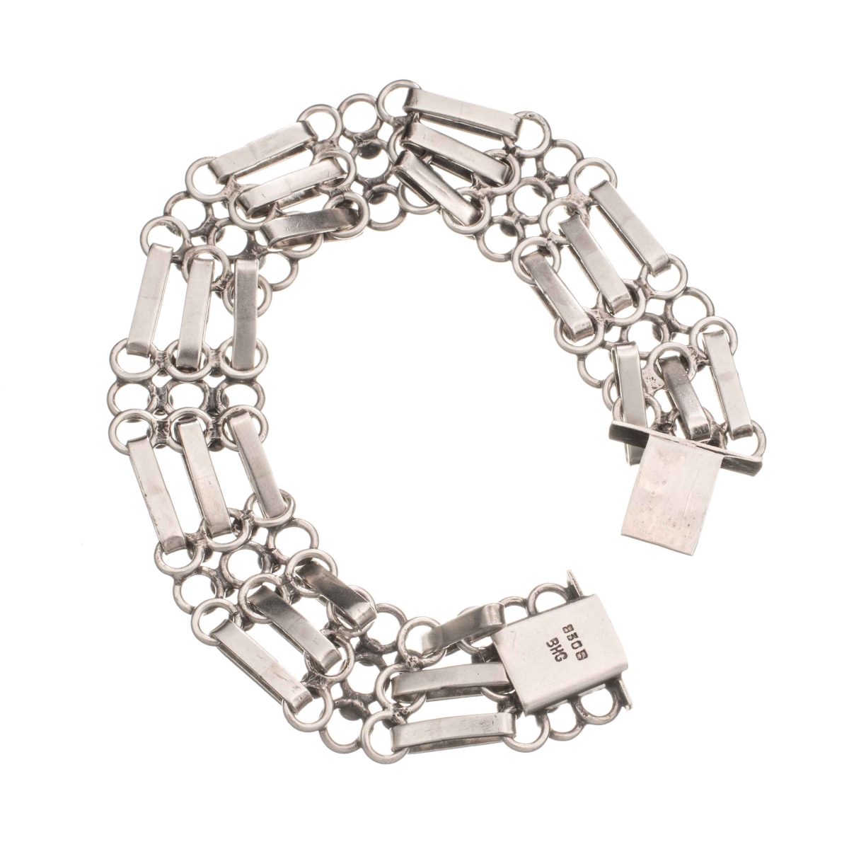 Armbånd 19 x 1,6 cm, sølv - Bilde 3
