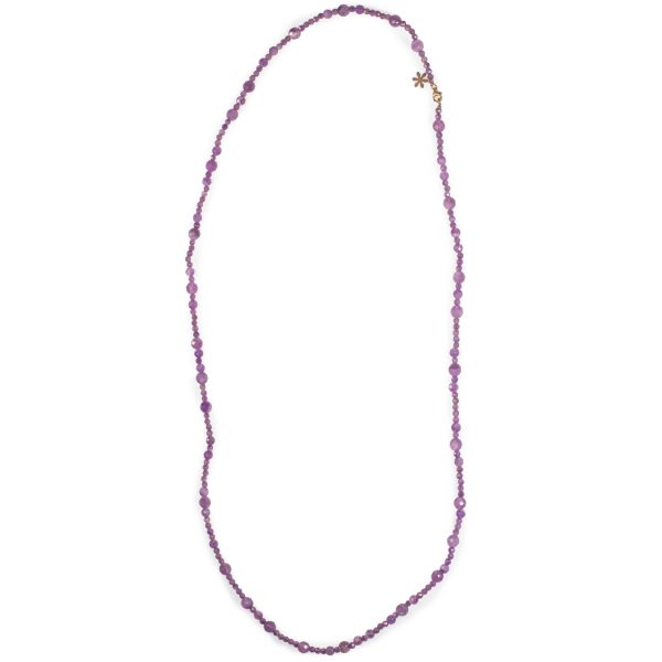 Ametystkjede, sterling sølv