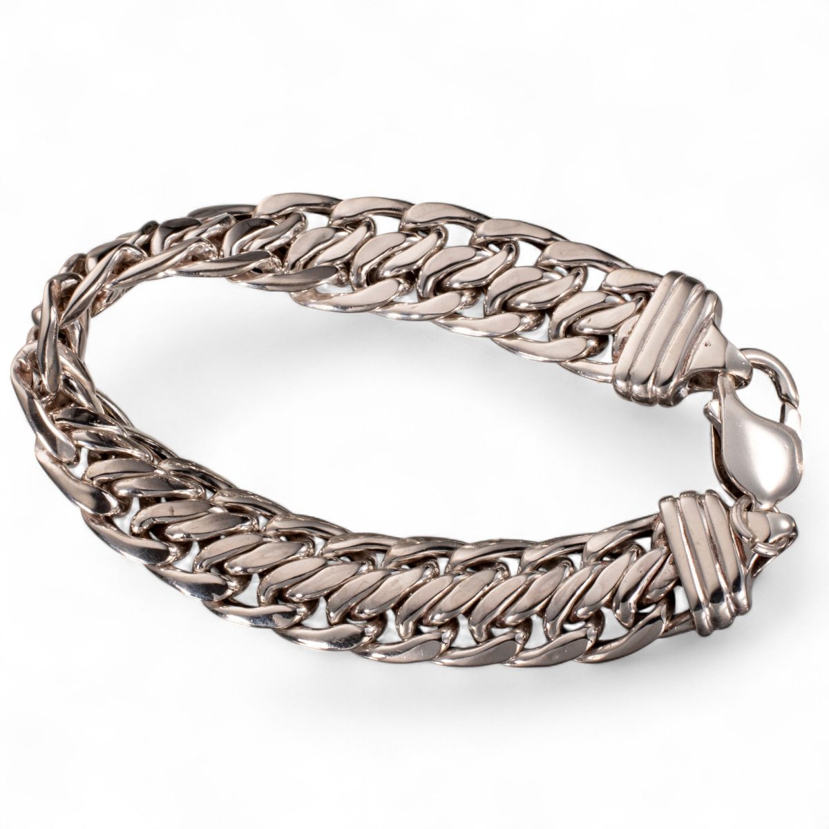 Armbånd 19,5 x 1,3 cm, sterling sølv - Bilde 2