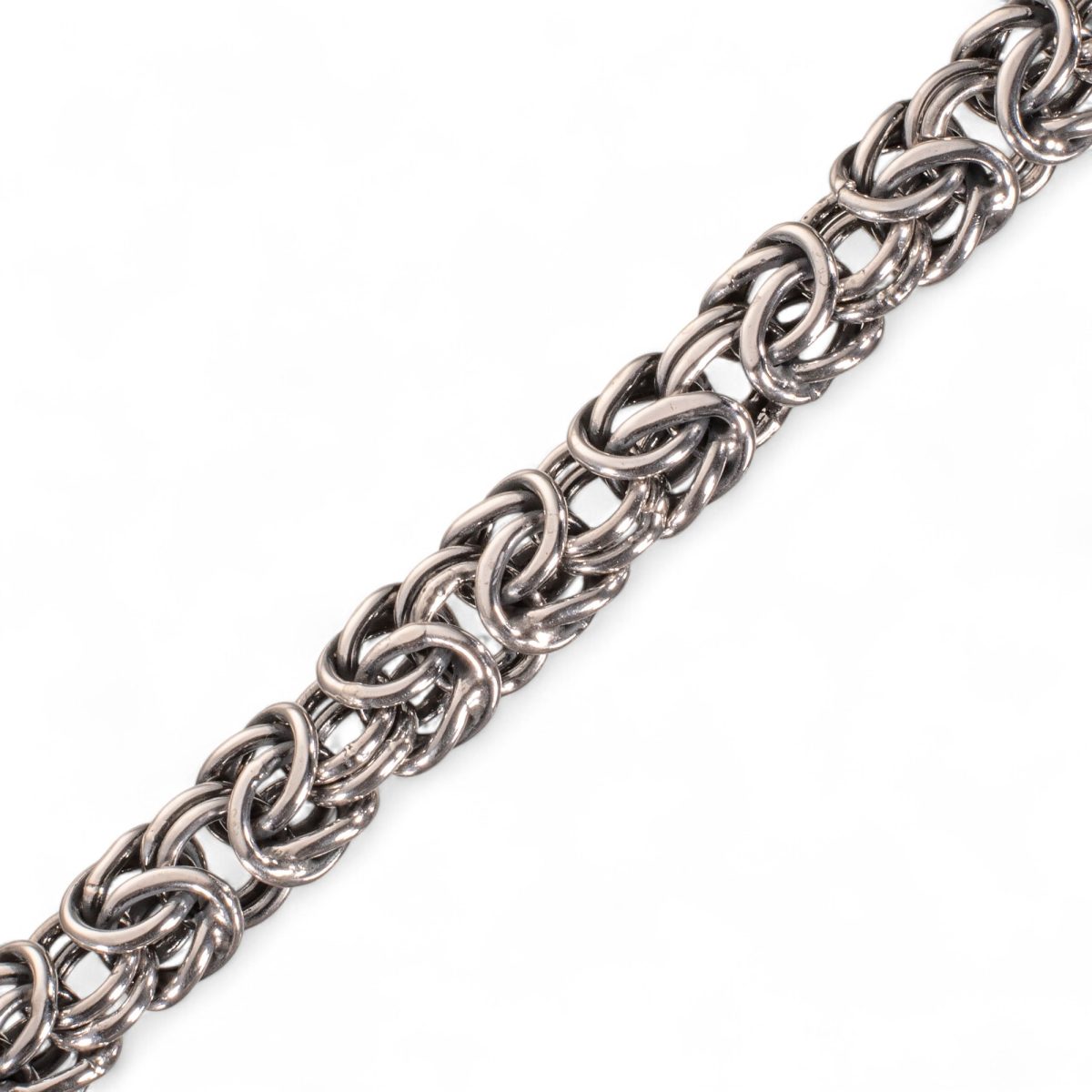 Konge armlenke 20 x 1,1 cm, sterling sølv