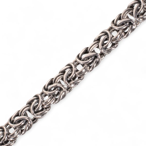 Konge armlenke 20 x 1,1 cm, sterling sølv