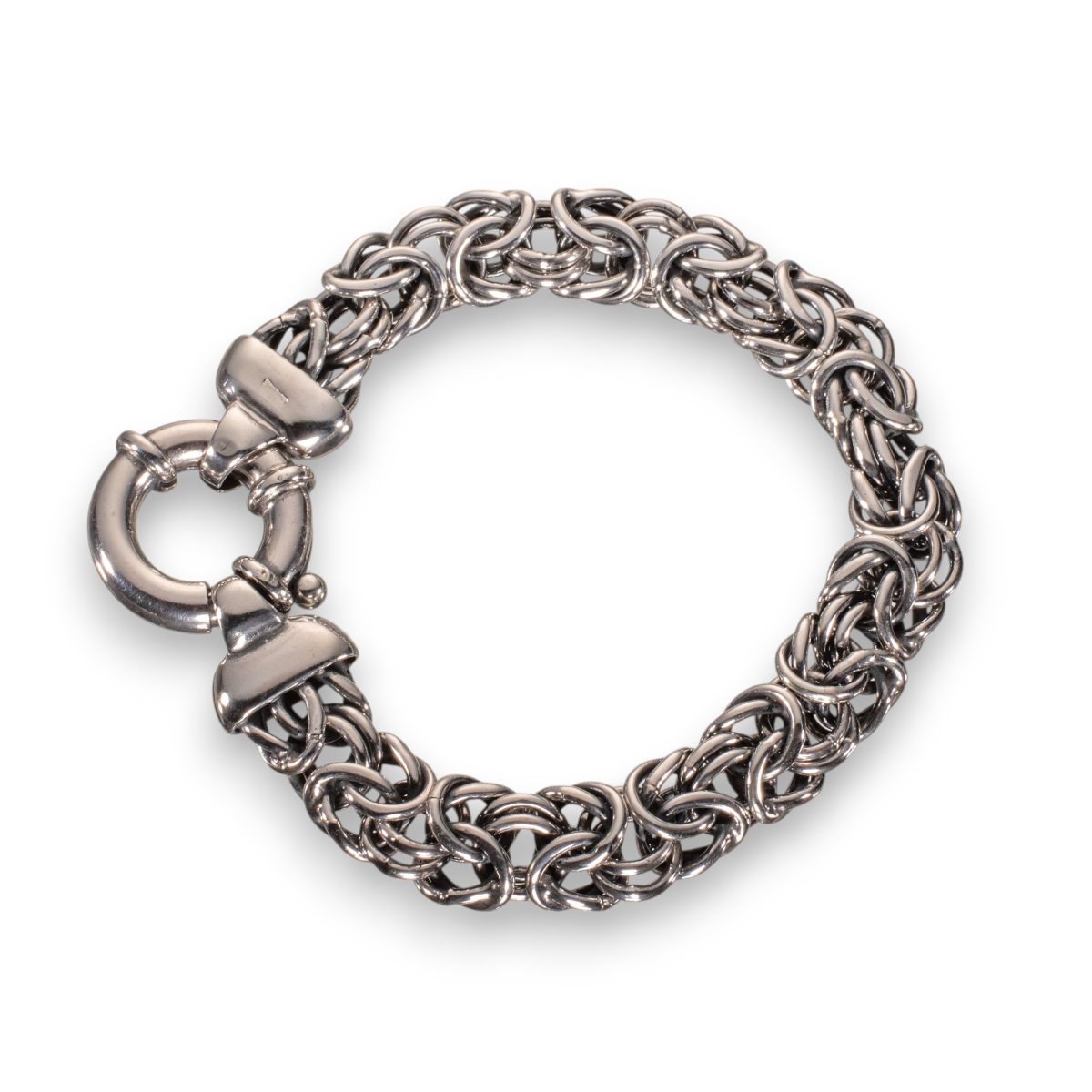 Konge armlenke 20 x 1,1 cm, sterling sølv - Bilde 2