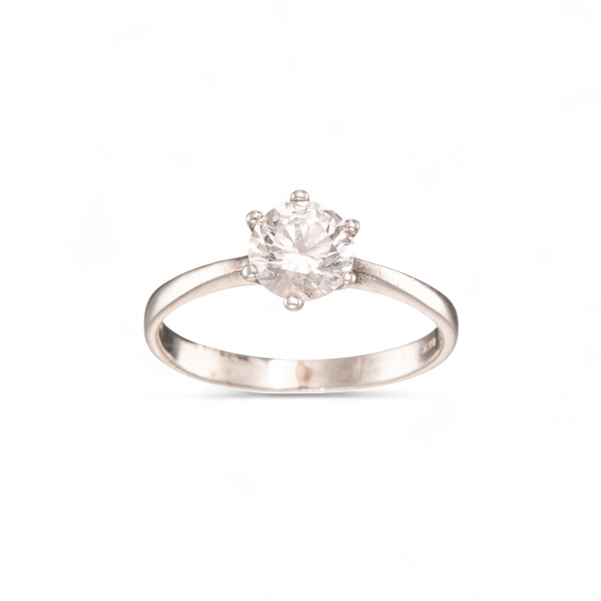 Ring, sterling sølv, zirkonia