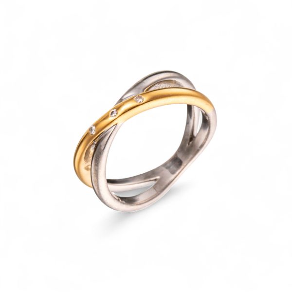 Ring, sølv, zirkonia
