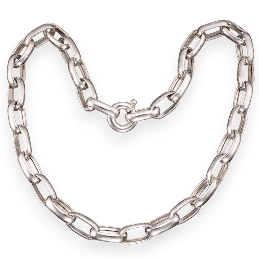 Anker halskjede 45 cm, sterling sølv