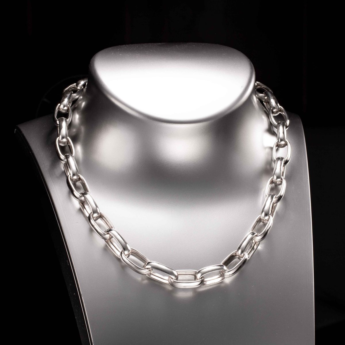 Anker halskjede 45 cm, sterling sølv - Bilde 2
