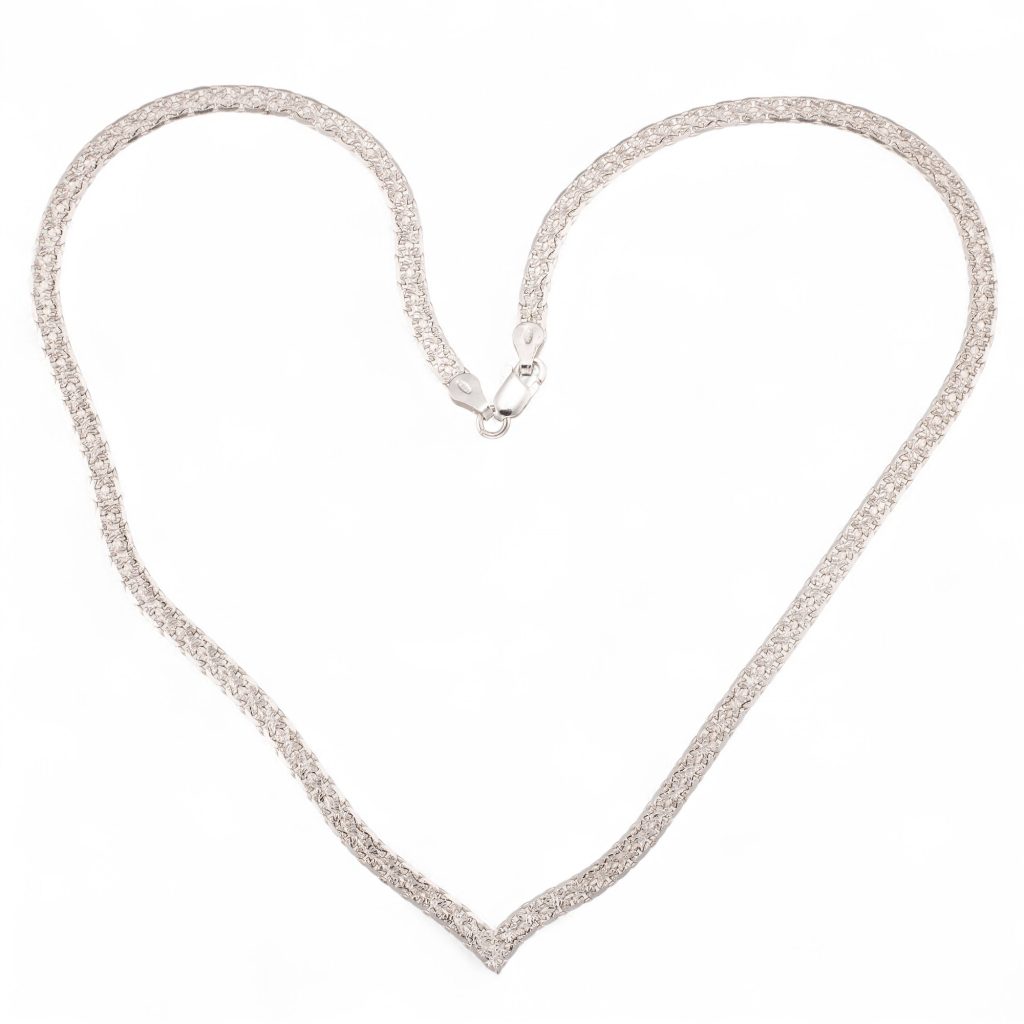 Halskjede 41 cm, sterling sølv