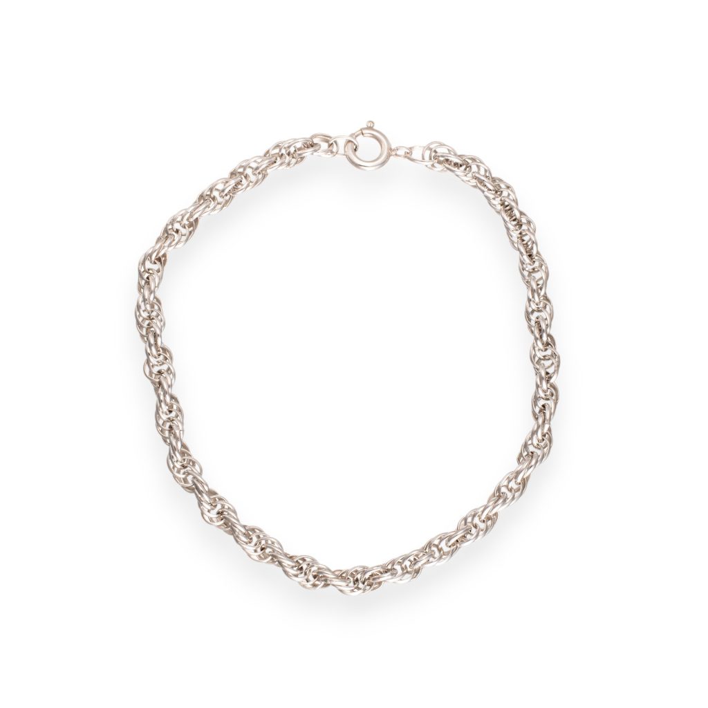 Armbånd 22 cm, sterling sølv