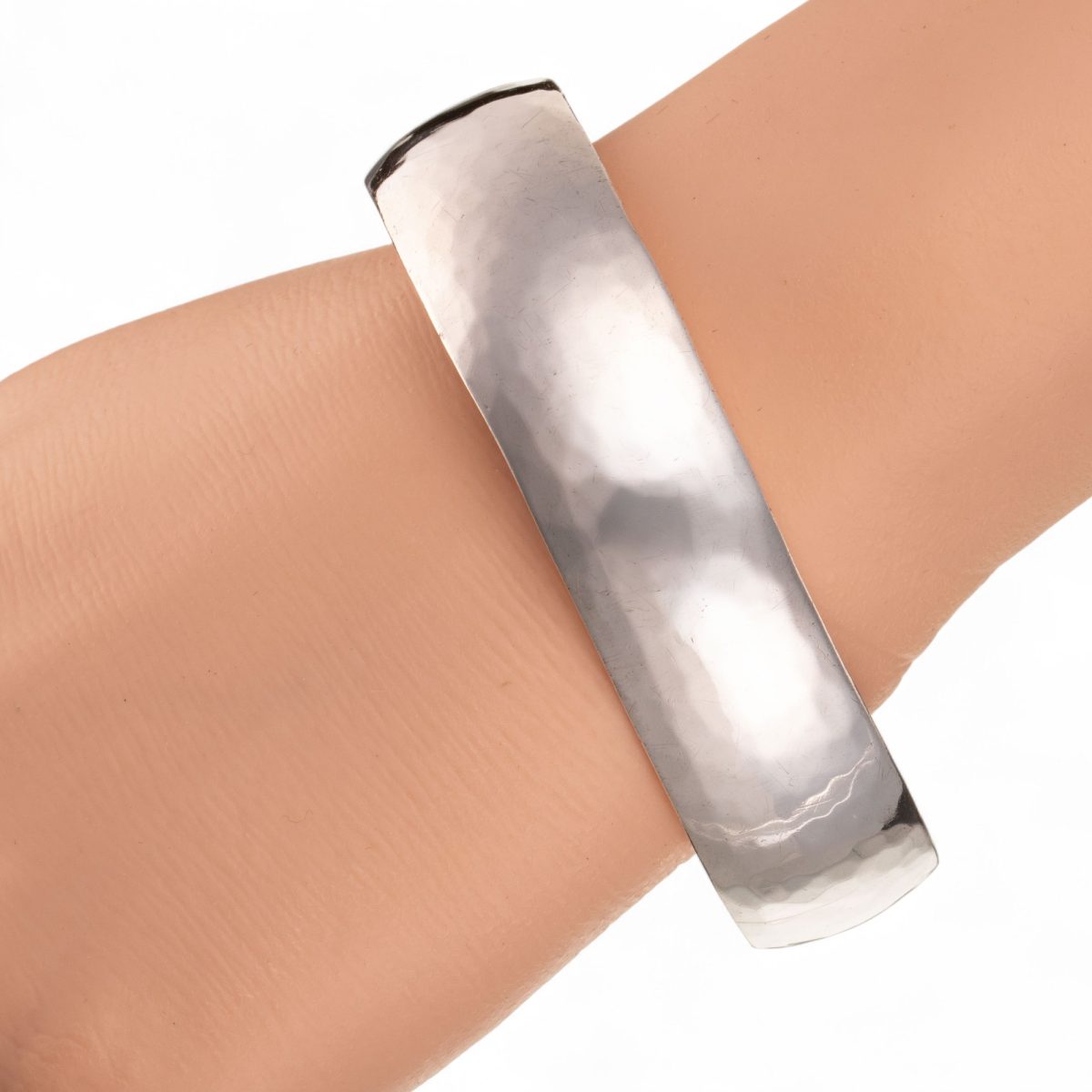 Hamret armring, sterling sølv - Bilde 3