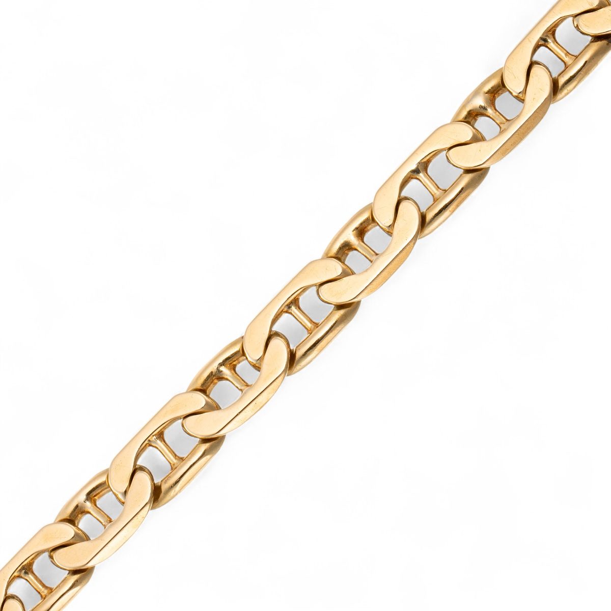 Mariner armbånd 20,8 cm, gult gull - Bilde 3