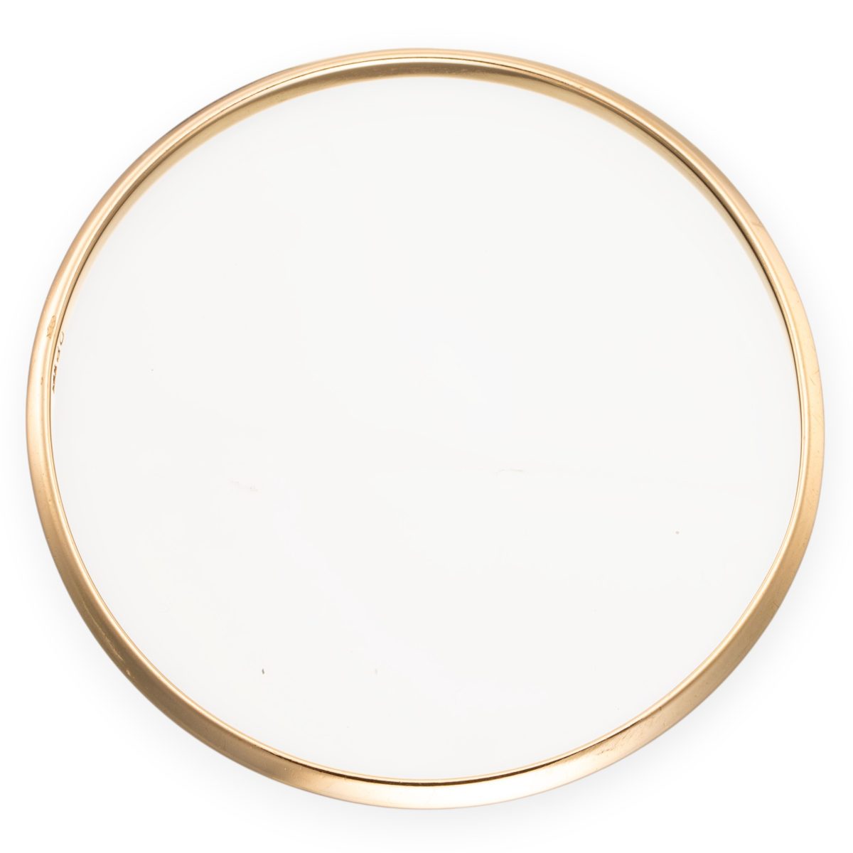 Glatt armring, gult gull - Bilde 2