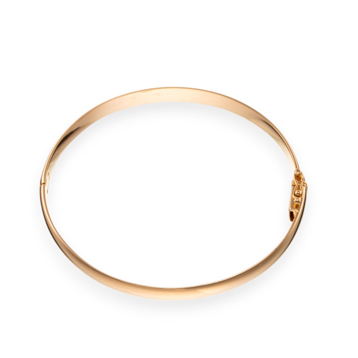 Glatt armring, gult gull - Bilde 2