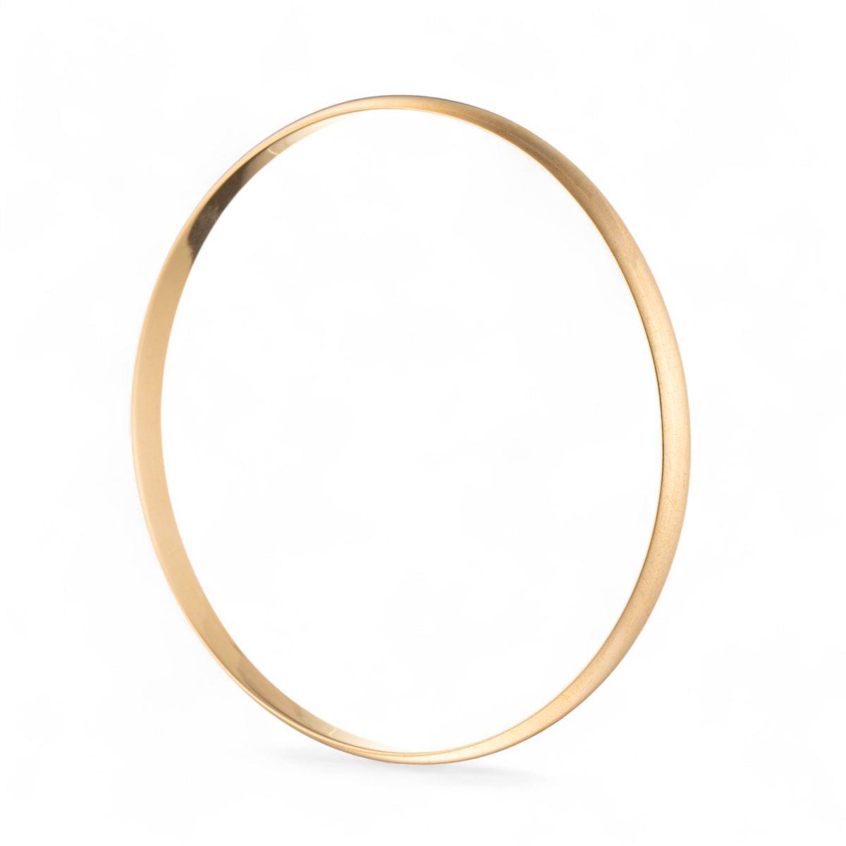 Glatt armring, gult gull - Bilde 2