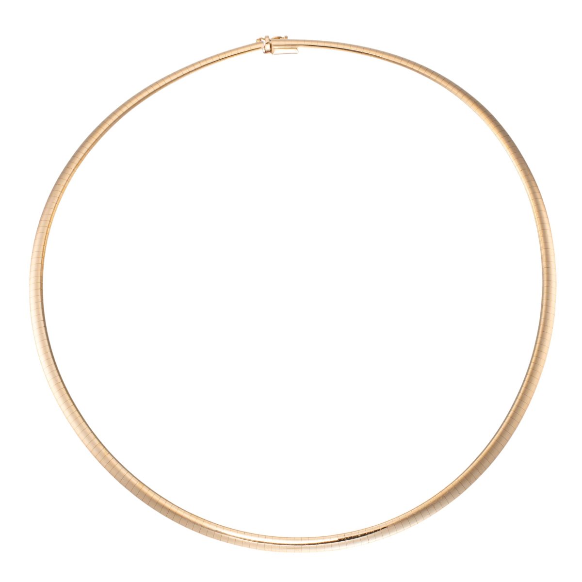 Collier kjede 44 cm, gult gull