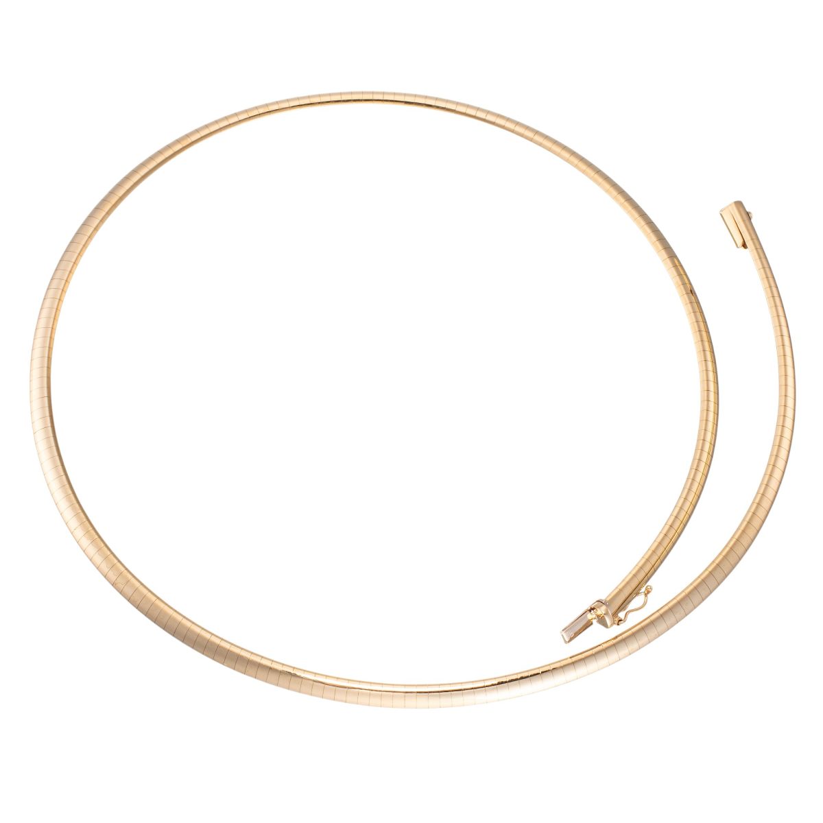 Collier kjede 44 cm, gult gull - Bilde 2