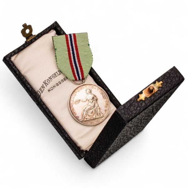 Lang og tro tjeneste medalje, sølv