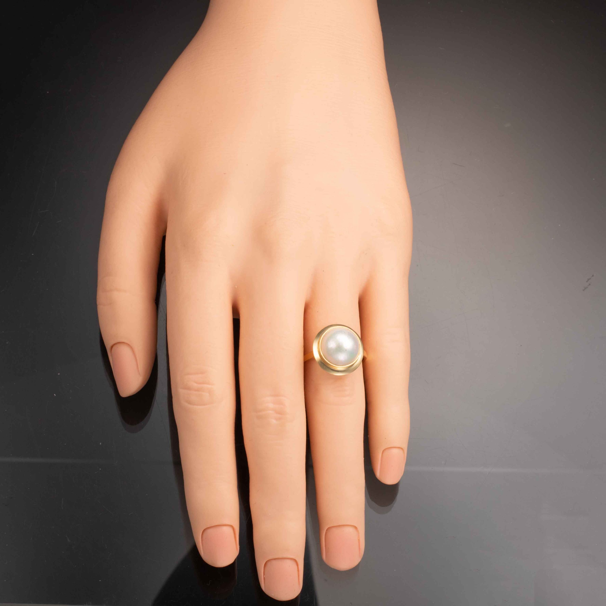 Perlering, gult gull - Bilde 5