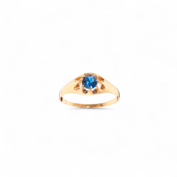 Spinellring, gult gull