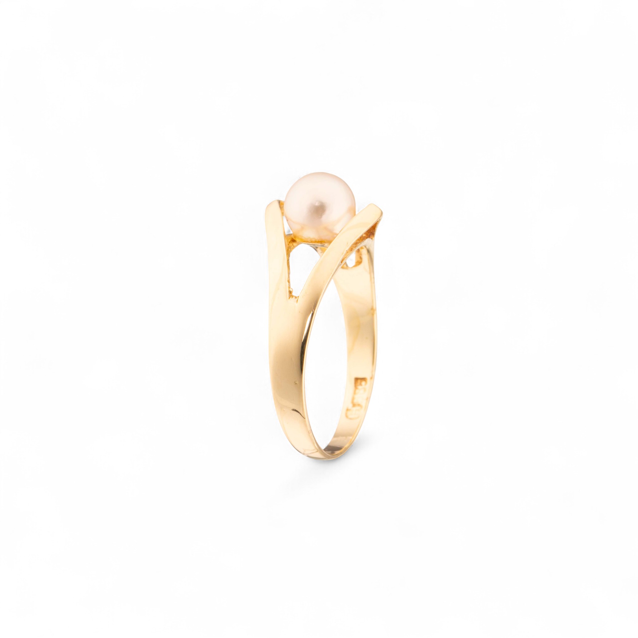 Perlering, gult gull - Bilde 2