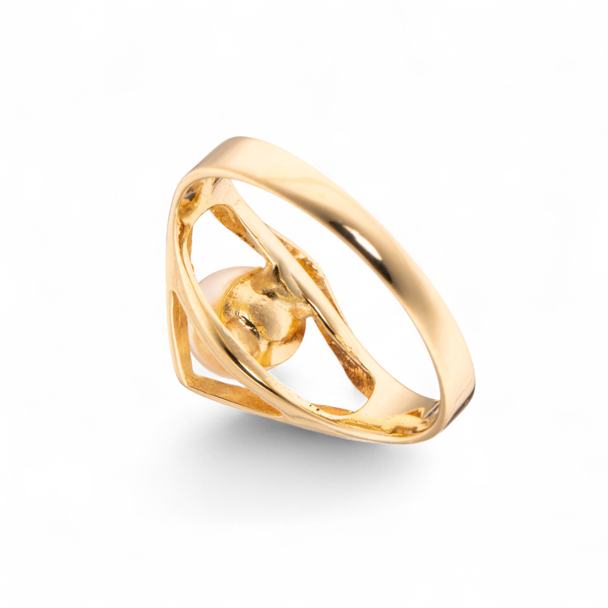 Perlering, gult gull - Bilde 4