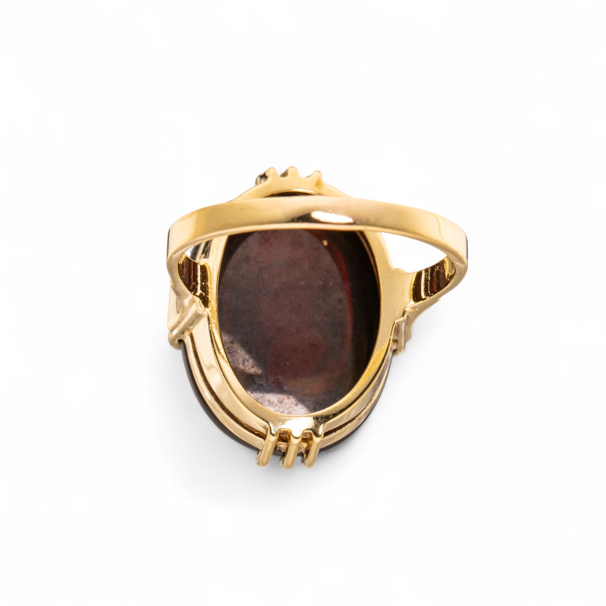 Granatring, gult gull - Bilde 4