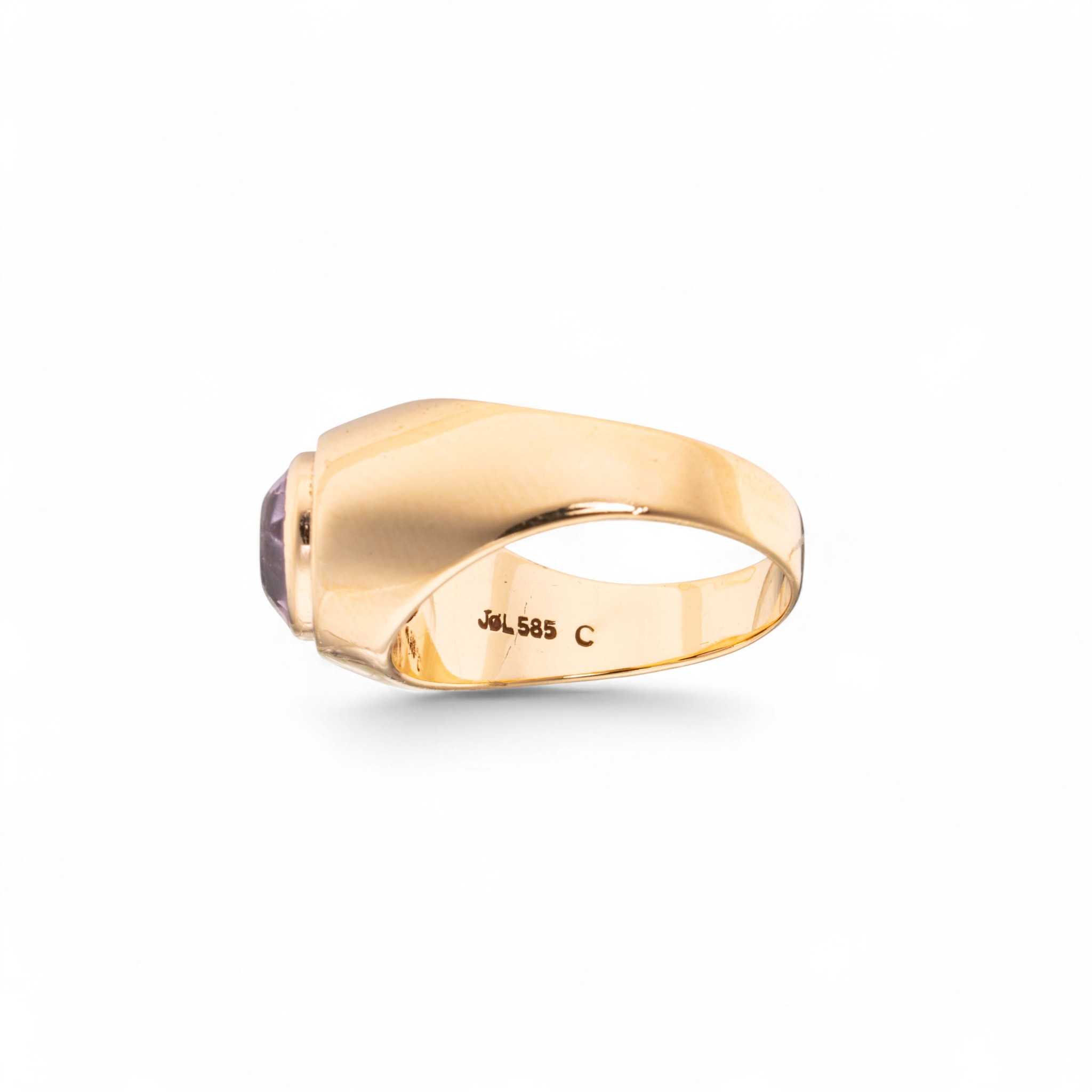 Ametystring, gult gull - Bilde 2