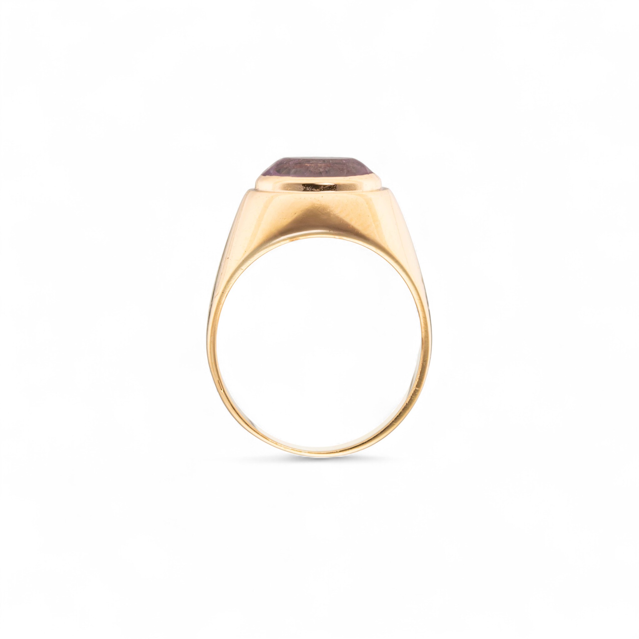 Ametystring, gult gull - Bilde 3