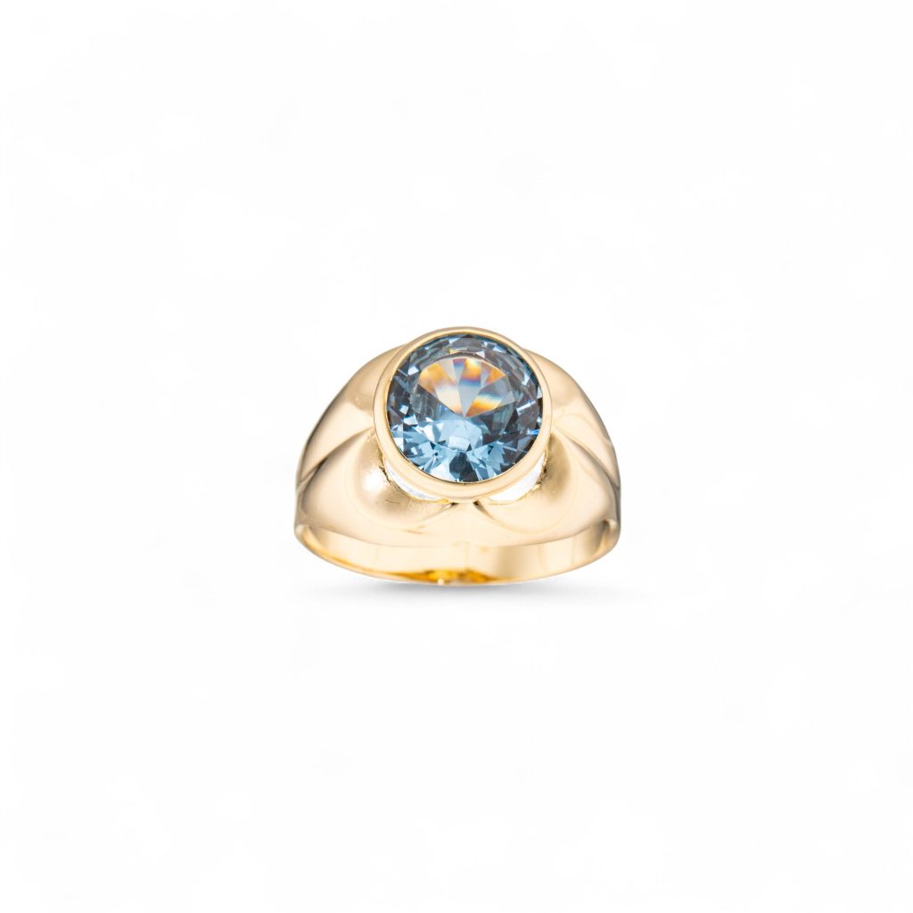 Spinellring, gult gull