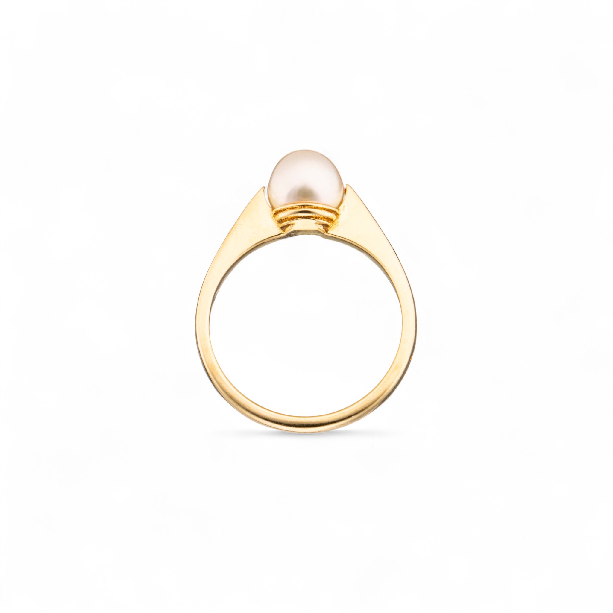 Perlering, gult gull - Bilde 3