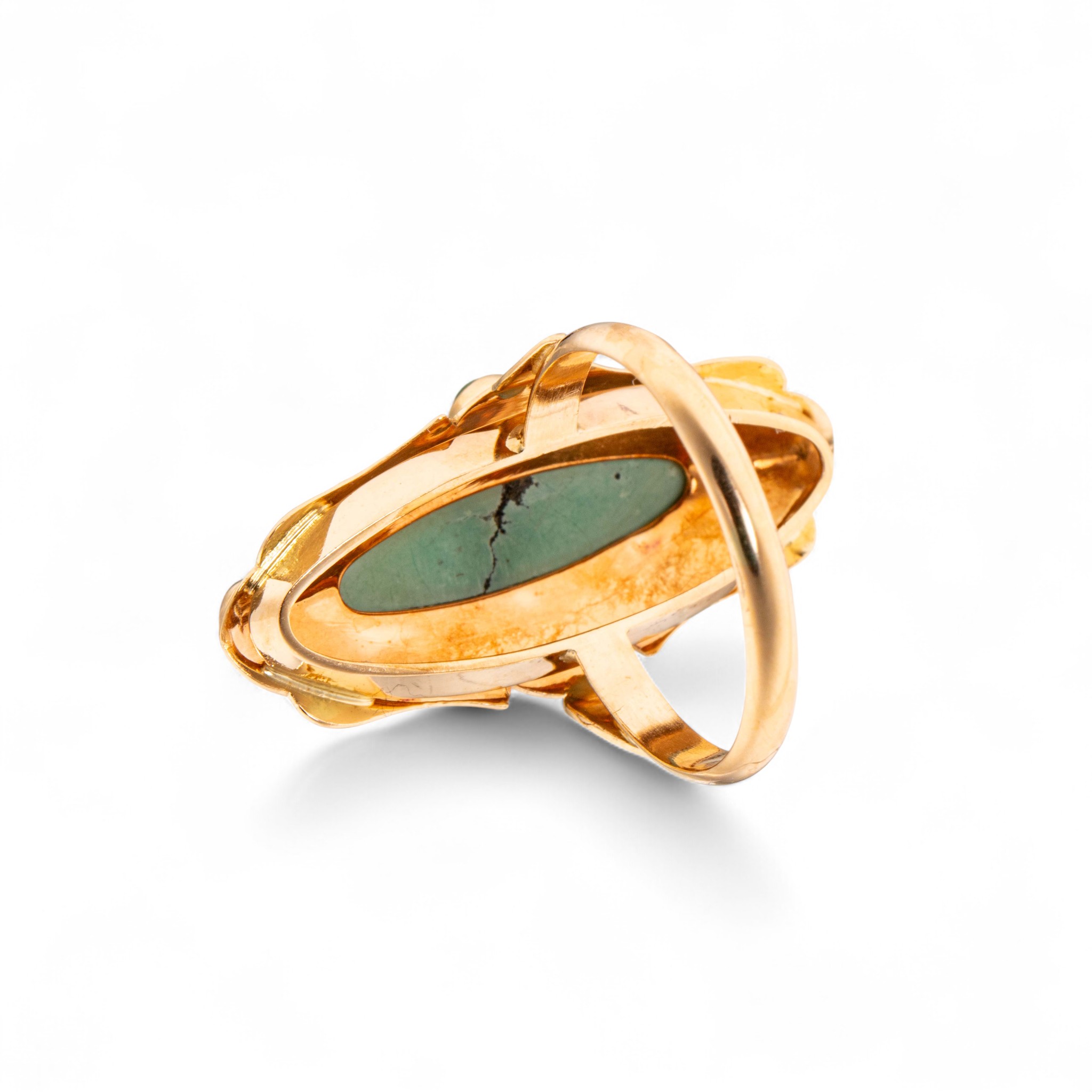 Antikk turkisring, gult gull - Bilde 4