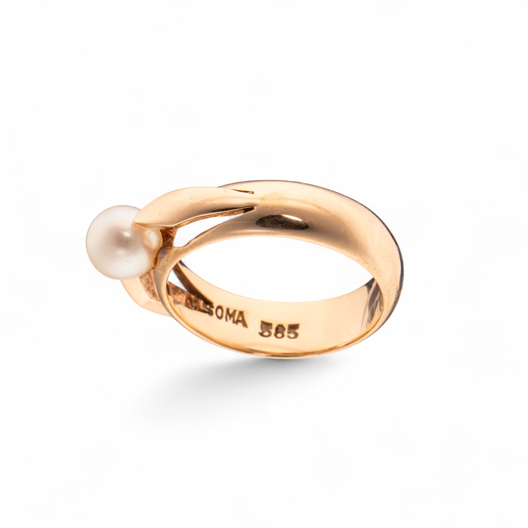 Perlering, gult gull - Bilde 2