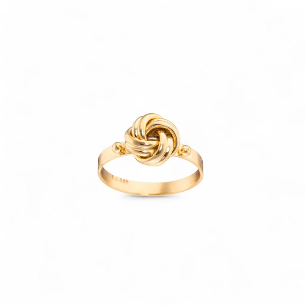 Knutering, gult gull