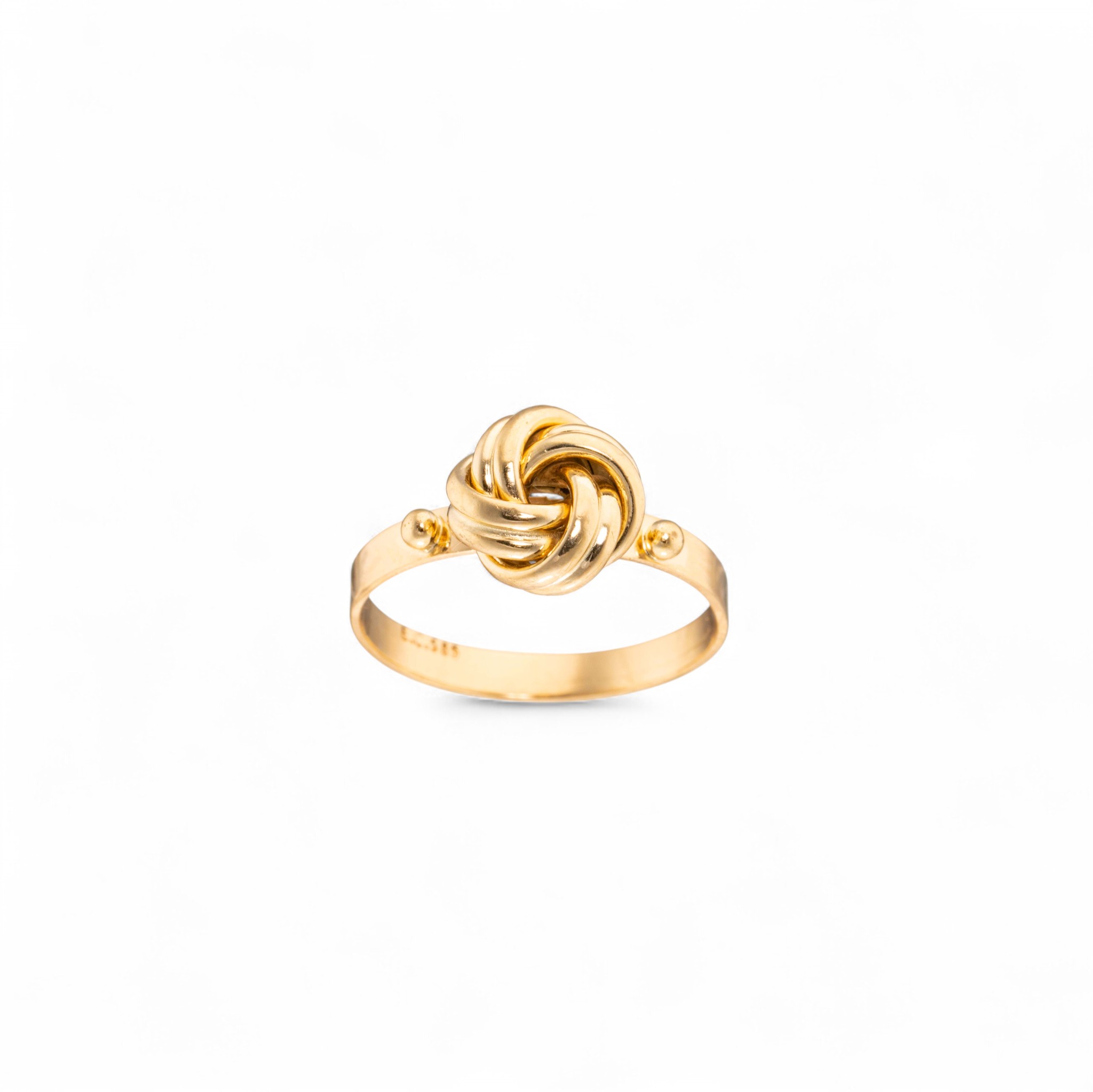 Knutering, gult gull