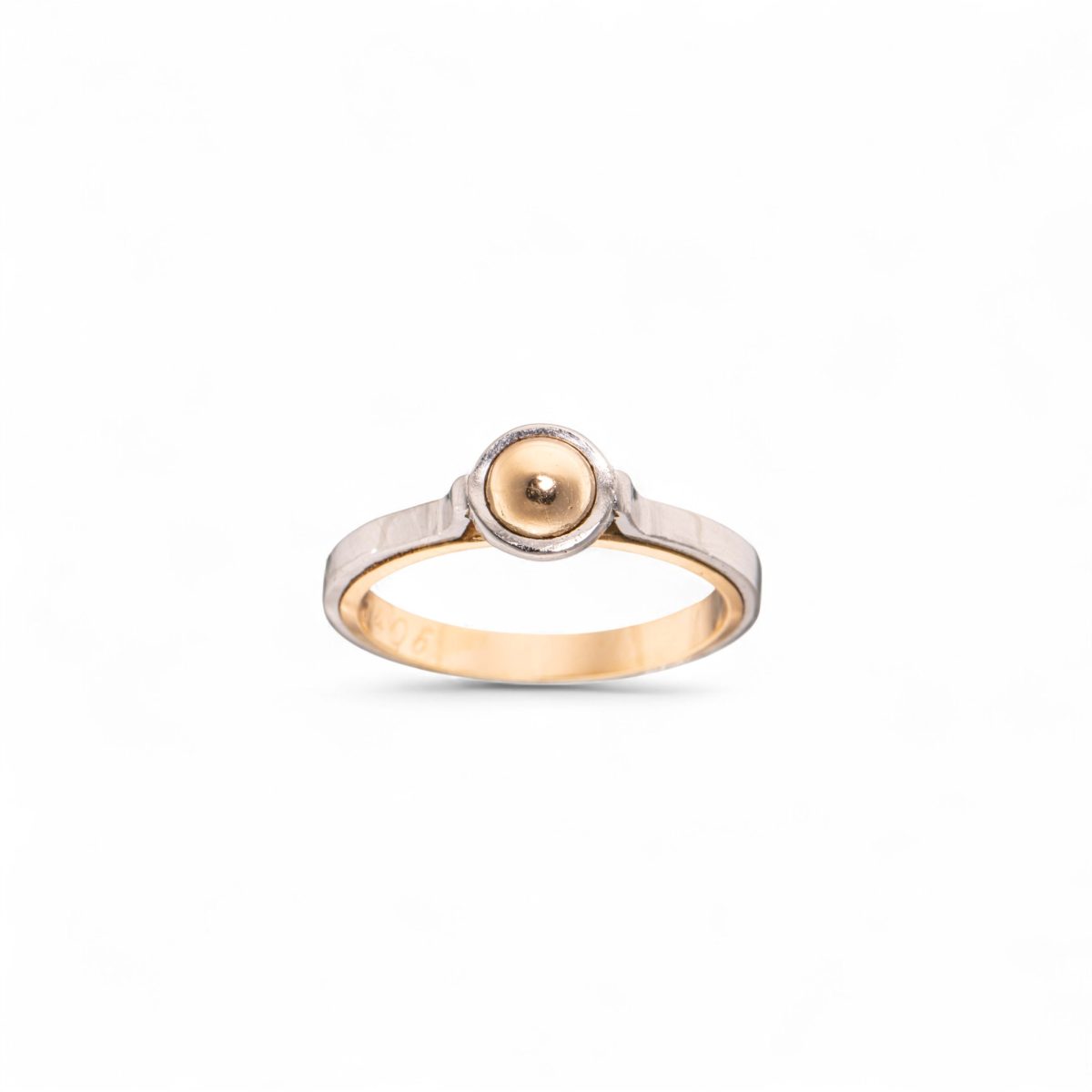 NTH-ring, gult gull, stål